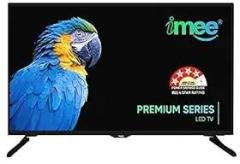 Imee 32 inch (80 cm) with SRS Surround Sound BEE 4 Star Rated Energy Efficient (Silver Colour) (Premium, Black, 32 ) Smart Android Smart HD LED TV