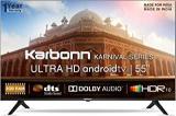 Karbonn 55 inch (140 cm) Karnival Series KJS55ASUHD (Black) Smart Android IPS 4K Ultra HD LED TV