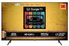 Kodak 55 inch (139 cm) CAPRO Series Google 55CAPROGT5014 (Black) 4K Ultra HD LED TV