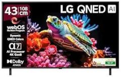 Lg 43 inch (108 cm) QNED 8AA Series webOS QNED 43QNED8AA6A Smart 4K Ultra HD TV