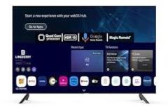 Limeberry 55 inch (140 cm) (55) inches WebOs Frameless Black (LB551NSW) Smart 4K Ultra HD QLED TV