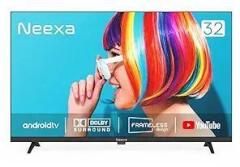 Neexa 32 inch (80 cm) | | HDR Ready | Built in Apps (YouTube, Netflix, Prime Video) | Voice Remote | Wi Fi & Bluetooth Connectivity Smart Android HD LED TV