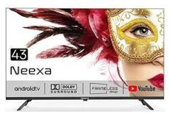 Neexa 43 inch (108 cm) | | HDR Support | Built in Apps (YouTube, Netflix, Prime Video) | Voice Remote | Wi Fi & Bluetooth | Sleek Bezel Less Design Smart Android HD LED TV