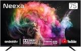 Neexa 75 inch (190 cm) | | HDR Ready | Built in Apps (YouTube, Netflix, Prime Video) | Voice Remote | Wi Fi & Bluetooth Connectivity Smart Android HD LED TV