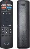 Novanex For Vu Netflix Google Play Prime Video Hotstar YouTube Hotkeys (Without Voice Function)(Please Match Your Old Remote) Black Smart Android 4K Ultra Hd Led Tv