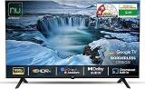 Nu 43 Inch (108 Cm) New 2025 Borderless Series 1080p FHD Google LED43FGNX Smart TV