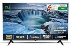 Nu 43 inch (108 cm) New 2025 Borderless Series 1080p FHD Google LED43FGNX Smart TV