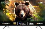 Nu 43 Inch (109 Cm) Google Series LED43QUGNX (Black) 2023 Model Smart 4K Ultra HD QLED TV