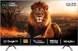 Nu 50 Inch (126 Cm) Google Series LED50QUGNX (Black) 2023 Model Smart 4K Ultra HD QLED TV