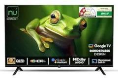 Nu 55 inch (139 cm) New 2025 Borderless Series Google LED55QUGNX Smart 4K QLED TV