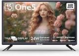 One5 24 inch (60 cm) O5H2D4 (Black) (2024 Model) HD Ready LED TV