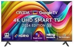 Onida 55 inch (139 cm) Google with Dolby Atmos Vision & HDR10 (55UIG) Smart Ultra HD 4K LED TV