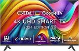 Onida 55 Inch (139 Cm) Nexg Series Google 55UIG (Black) Smart 4K Ultra HD LED TV