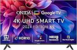 Onida 65 Inch (165 Cm) Nexg Series Google 65UIG (Black) Smart 4K Ultra HD LED TV