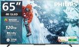 Philips 65 Inch (165 Cm) 8100 Series Google 65PQT8100/94 Smart 4K Ultra HD QLED TV