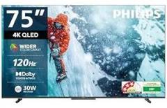 Philips 75 inch (190 cm) 8100 Series Google 75PQT8100/94 Smart 4K Ultra HD QLED TV