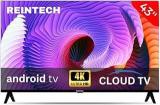 Reintech 43 Inch (109 Cm) [RT43FSB04] | 2k BT & Voice Remote Android Smart Full HD LED LED TV