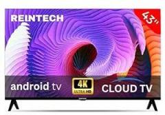 Reintech 43 inch (109 cm) [RT43FSB04] | 2k BT & Voice Remote Android Smart Full HD LED LED TV