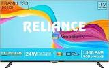 Reliance 32 Inch (80 Cm) Google With Metal Body, Frameless Design & Voice Remote (RGT32GTM2487) Smart Full HD LED TV