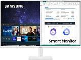 Samsung 32 Inch (80 Cm) Ls32Am501Nwxxl, 1920 X 1080 Pixels, Monitor With Netflix, YouTube, Prime Video And Apple Streaming (White) Smart Led Tv