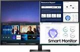 Samsung 42.5 Inch (107.9 Cm) Monitor With Netflix, YouTube And Apple Streaming (LS43AM700UWXXL, Black) Smart 4K TV