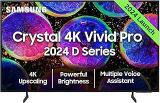 Samsung 43 Inch (108 Cm) D Series Brighter Crystal Vivid Pro UA43DUE77AKLXL (Black) Smart 4K Ultra HD LED TV