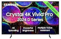 Samsung 65 inch (163 cm) D Series Brighter Crystal Vivid Pro UA65DUE77AKLXL (Black) Smart 4K Ultra HD LED TV