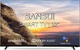 Sansui 32 Inch (80 Cm) Bezel Less Series JSK32ASHD (Black) Smart Android HD Ready LED TV