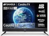 Sansui 32 inch (80 cm) Coolita 3.0 with in Built Sound Bar, Dolby Audio, Surround Sound & A+ Panel (JSS32CSQLED) Smart HD QLED TV