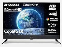 Sansui 32 inch (80 cm) Coolita 3.0 with in Built Sound Bar, Dolby Audio, Surround Sound & A+ Panel (JSS32CSQLED) Smart HD QLED TV