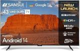Sansui 43 Inch (109 Cm) Google JSW43UG23 (Black) Smart Ultra HD TV