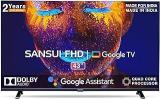 Sansui 43 Inch (109 Cm) Google Zen Panel Dolby Audio JSW43GSFHD (Black) Smart Full HD LED TV