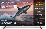 Sansui 55 Inch (140 Cm) Google JSW55UG23 (Black) Smart Ultra HD TV