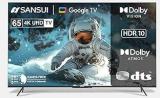 Sansui 65 Inch (165 Cm) Google With Zen Panel Dolby Vision & Atmos Filmmaker Mode (JSW65GSUHDFF) Smart Ultra HD 4K LED TV