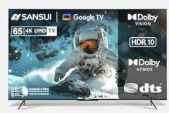 Sansui 65 inch (165 cm) Google with Zen Panel Dolby Vision & Atmos Filmmaker Mode (JSW65GSUHDFF) Smart Ultra HD 4K LED TV