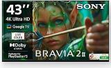 Sony 43 Inch (108 Cm) BRAVIA 2M2 Series Google K 43S25M2 3 Years Warranty For Limited Period Smart 4K Ultra HD LED TV