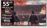 Sony 55 Inch (139 Cm) BRAVIA 5 Mini Google K 55XR50 3 Years Warranty For Limited Period Smart 4K Ultra HD LED TV