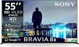 Sony 55 inch (139 cm) BRAVIA 8M2 Series OLED Google K 55XR80M2 3 Years Warranty for Limited Period Smart 4K Ultra HD TV
