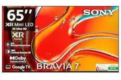 Sony 65 inch (164 cm) BRAVIA 7 AI Mini Google K 65XR70 (Black) 3 Years Warranty for Limited Period Smart 4K Ultra HD LED TV