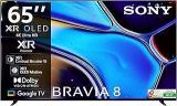 Sony 65 Inch (164 Cm) BRAVIA 8 Series AI OLED Google K 65XR80 (Black) 3 Years Warranty For Limited Period Smart 4K Ultra HD TV