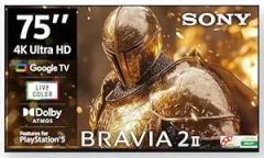 Sony 75 inch (189 cm) BRAVIA 2M2 Series Google K 75S25BM2 3 Years Warranty for Limited Period Smart 4K Ultra HD LED TV