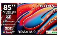 Sony 85 inch (215 cm) BRAVIA 9 Series AI Mini Google K 85XR90 (Black) 3 Years Warranty for Limited Period Smart 4K Ultra HD LED TV