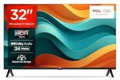 Tcl 32 inch (79.97 cm) Metallic Bezel Less S Series FHD 32S5500AF (Black) Smart Android LED TV