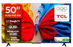 Tcl 50 inch (126 cm) Metallic Bezel Less, FHD Google 50S5K Smart QLED TV