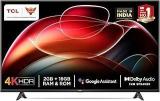 Tcl 55 Inch (139 Cm) Certified 55P617 (Black) (2021 Model) Android Smart 4K Ultra HD LED TV