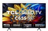 Tcl 55 Inch (139 Cm) Google 55C655 (Black) Smart 4K Ultra HD QLED TV