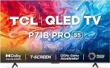 Tcl 55 Inch (139 Cm) Google 55P71B Pro (Black) Smart 4K Ultra HD QLED TV