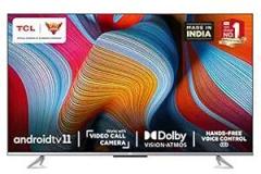 Tcl 65 inch (164 cm) Certified 65P725 (Black) (2021Model) | With Web Camera Smart Android 4K Ultra HD LED TV