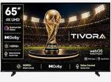 TIVORA 65 Inch 4K Ultra HD Smart LED TV WebOS