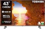 Toshiba 43 inch (108 cm) C450ME Series 43C450ME (Silver) Smart 4K Ultra HD QLED TV